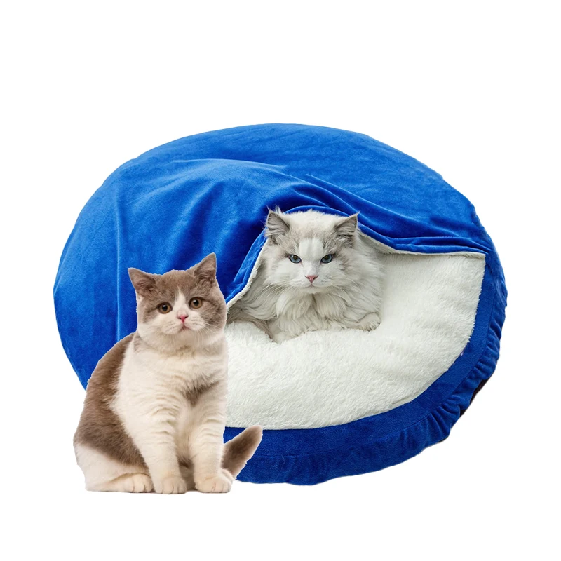 Dog supplies removable pet bedding portable cama para gatos cozy cat pet dog bed mat with cover