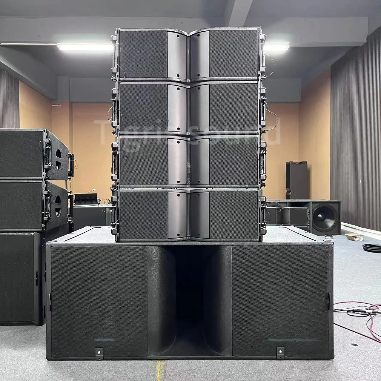 K208 Dual 8 Inch Line Array Speaker For Stage Audio Active Line Array ...