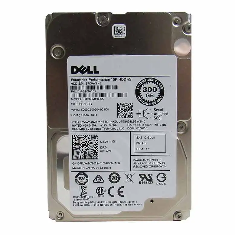 H704F Dell 300-GB 3G 15K 3.5 SAS w/F238F Renewed 