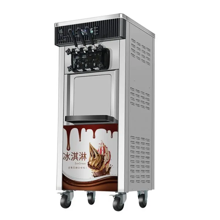 5 Gallon Ice Cream Maker Machine Porttil Topping Freezer Flavor Scrapper Roller Drumfried Combine And Slush Parte Box Seal Soft