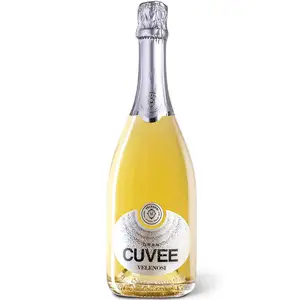 Italian Dry Sparkling Wine Gran Cuvée Metodo Classico for Fish Tartare and Delicate Dishes 6 Bottles Per Box