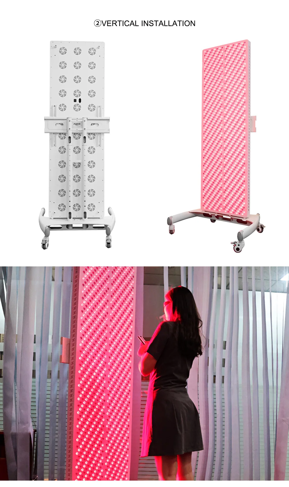 New Arrival Full Body Red Infrared Light Therapy Tanning Bed Led Red