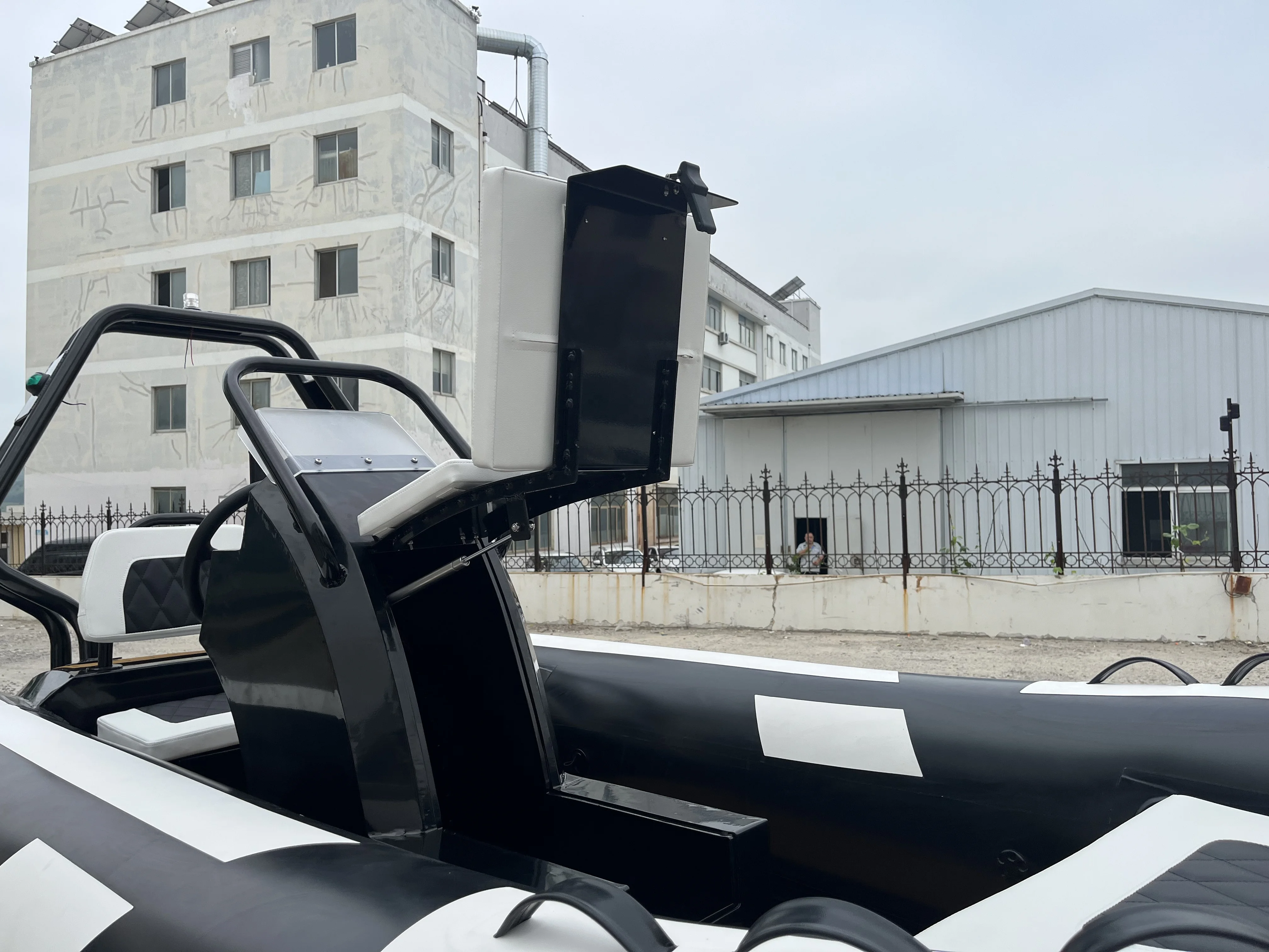14ft CE RIB 4.2m Sport RIB Boat Aluminum Hypalon Boat Aluminum Semi ...