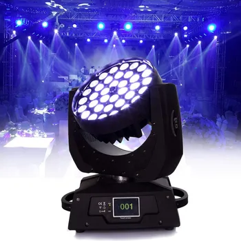 High Quality 36pcs 10W QUAD RGBW 4IN1 Ostar Clay Paky A.LEDA Beam Wash 2in1 Zoom K10 B eye LED Moving Head Light