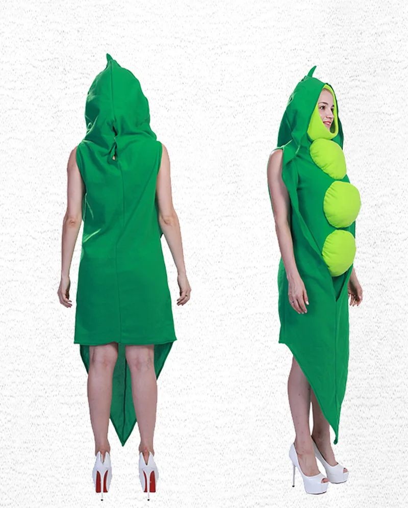 Halloween Carnival Cosplay Costumes Female Funny Food Outfit Vegetable Pea  Halloween Costumes For Women| Alibaba.com