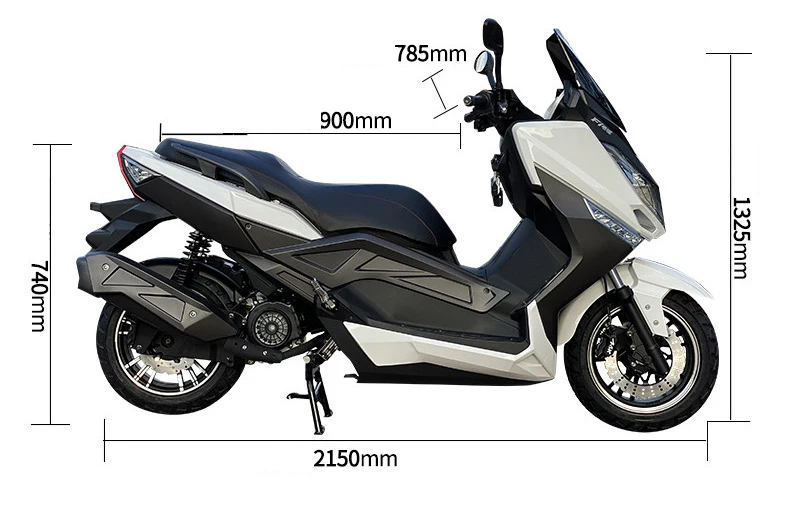 Best price fashion  electric motorcycle scooter 8000W 72 V T9 Electric Scooter With Big Wheels