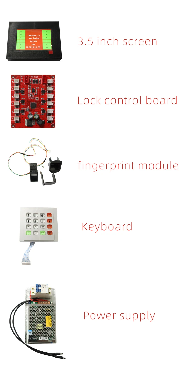 Safe fingerprint cabinet lock 
