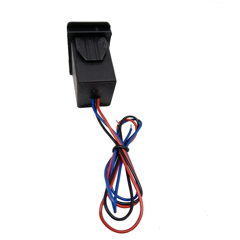 Автомобильное зарядное устройство с USB-портом, разъем PD3.0 Type-C и QC3.0, USB-разъем со светодиодным вольтметром и переключателем вкл./выкл., адаптер быстрой зарядки для автомобиля 12 В