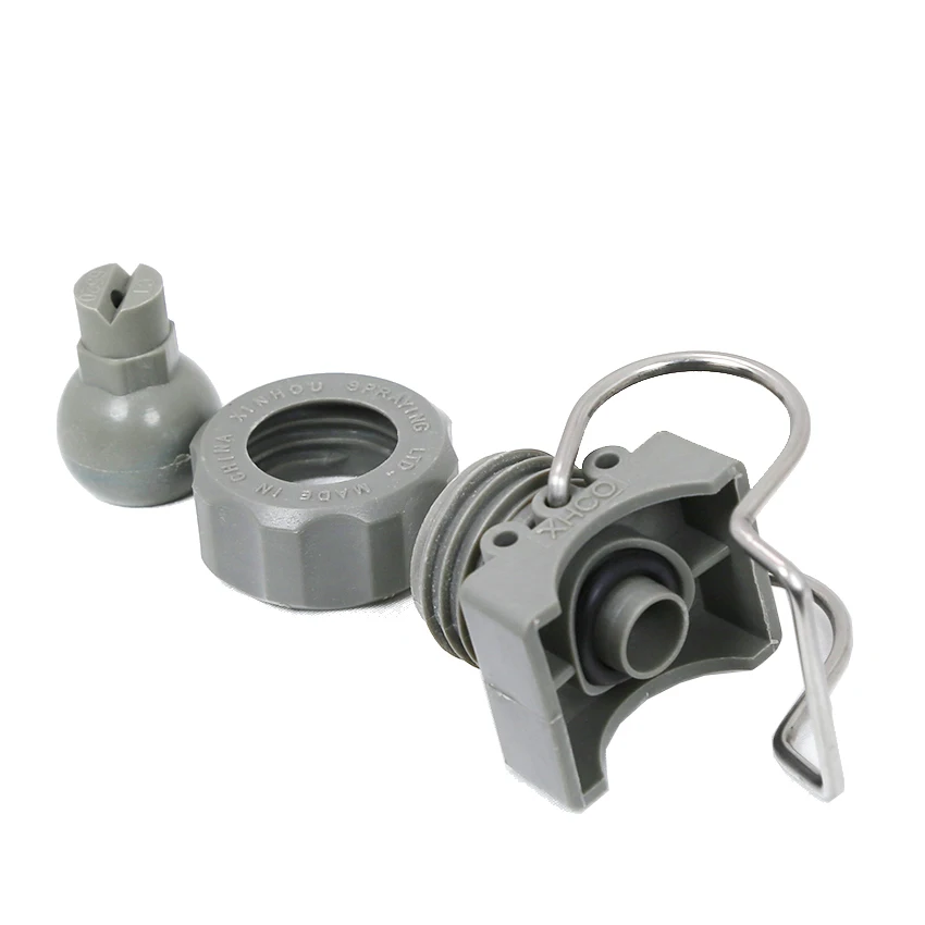 Plastic Adjustable Ball Clipeyelet Water Jet Spray Pipe Clamp Nozzle