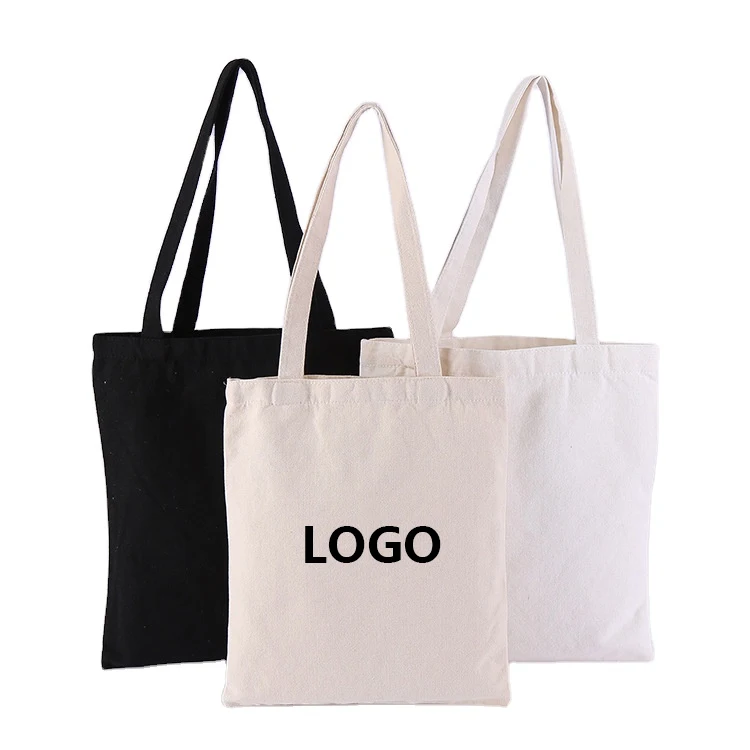 Full Custom Print Logo Recycled Reusable Mini Blank Tote Bag Cotton ...
