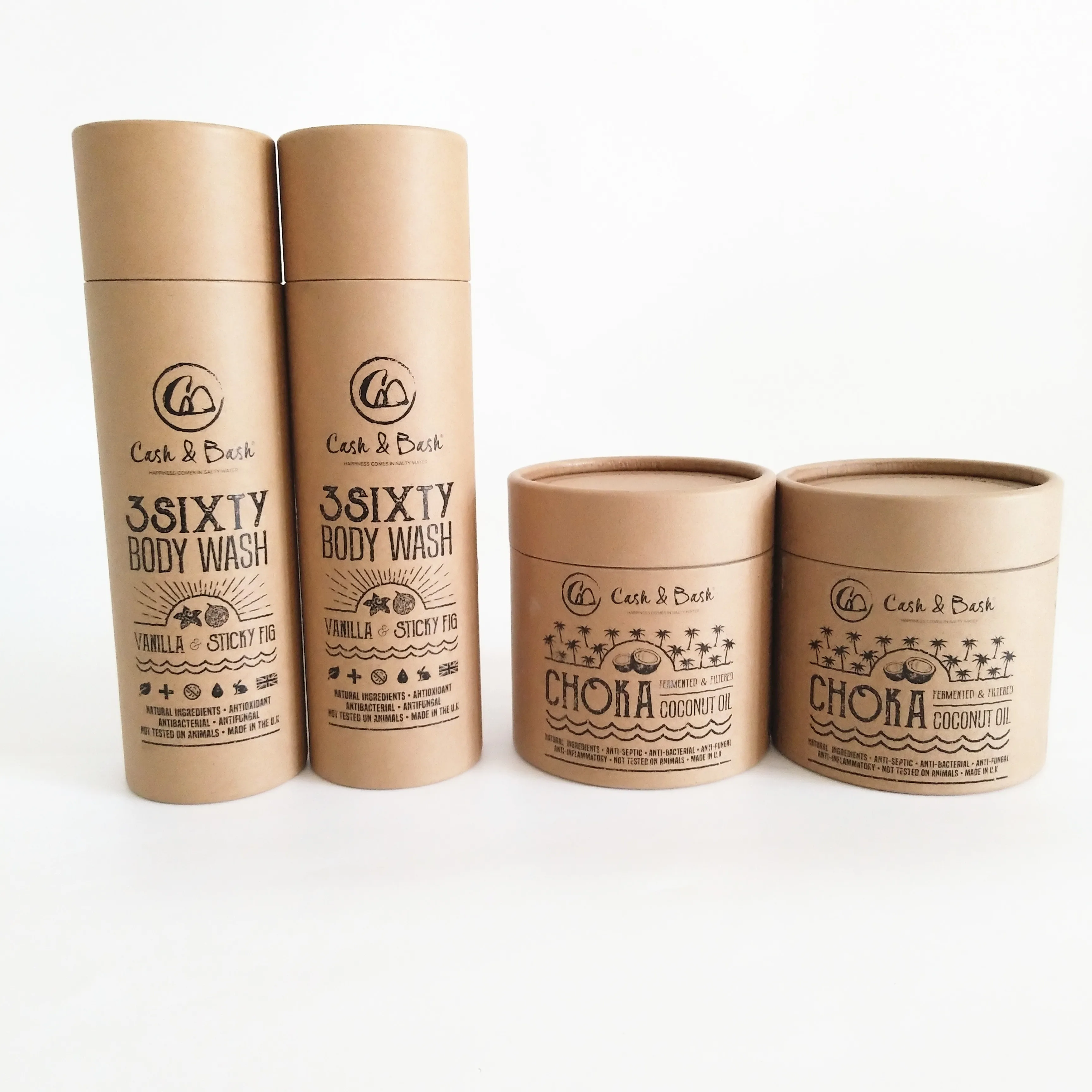 High Quality Eco Friendly Material Round Cylinder Kraft Paper Cardboard Tube Packaging
