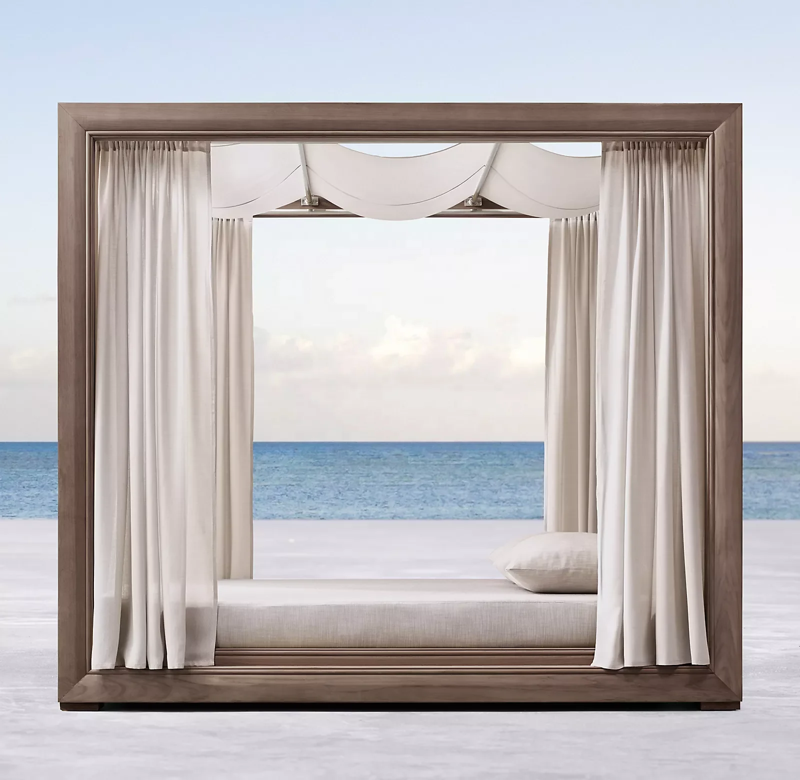 リゾートベッド　ベッド　デイベッド　グランピング　プールサイド　カーテン付き　B リゾートベッド ベッド デイベッド グランピング プールサイド