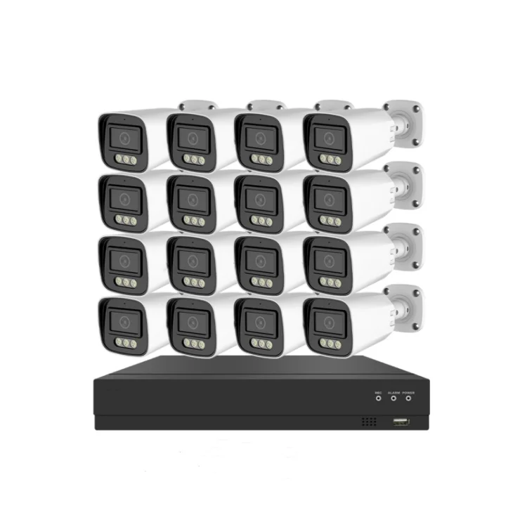 16 channel security camera system 2way audio 16ch home 4k ip poe camera ...