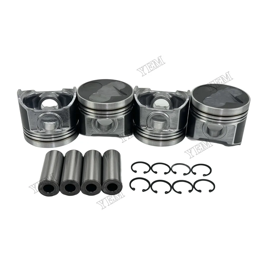 Piston Kit 1J530-21110 Fit for Kubota V3600 Engine