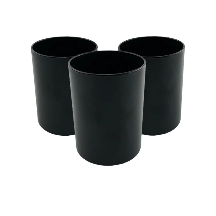 Оптовая продажа с фабрики высококачественный пластиковый держатель для ручек черный матовый цилиндр косметичка