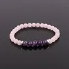 12. Quarzo rosa opaco + argento ametsyt