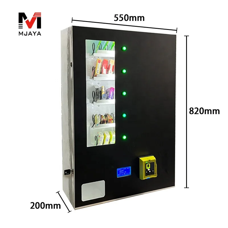 Customized Color Mini Wall Mounted Sanitary Pad Snack Condom Candy Tea Bag Electronic Vending Machine