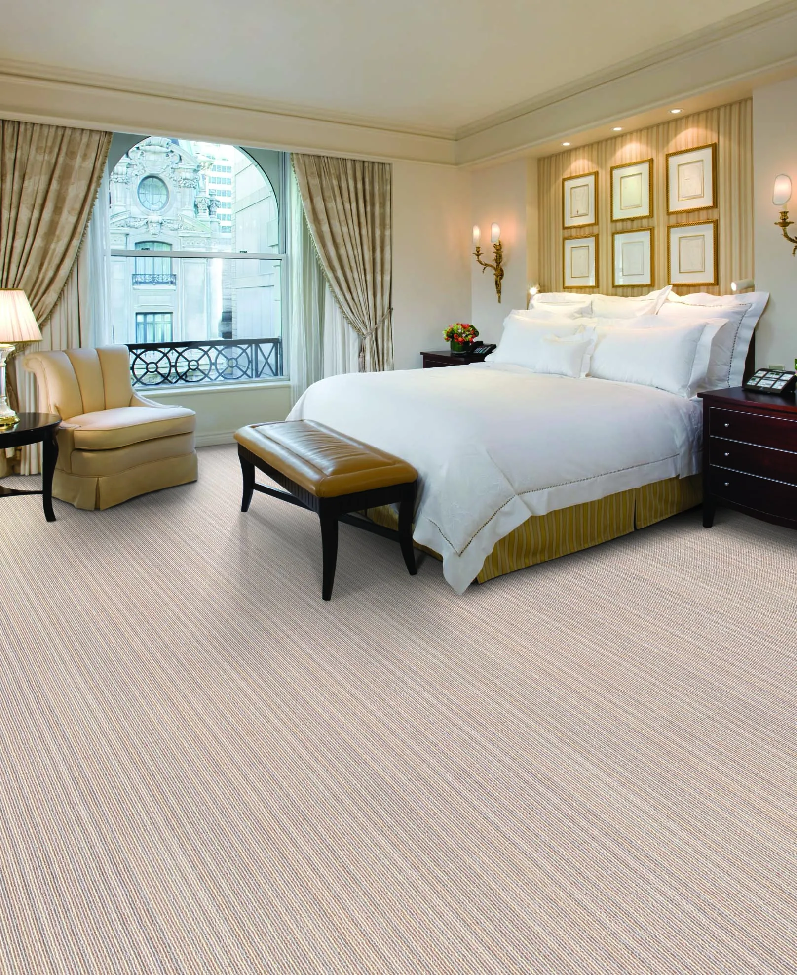 Carpet Factory Factory Custom Commercial 5 Star Hotel Wall to Wall Carpet Hotel Printed Carpet