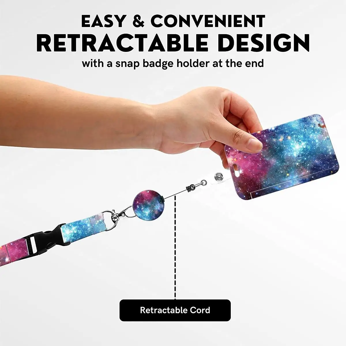 plastic id card sleeves Vertical Crystal Clear Badge Holder - Hard Plastic