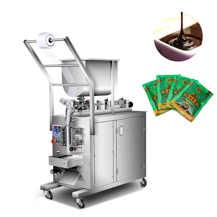 Henna Paste Cones Packing Machine Different Shapes Liquid Packing Machine 20g Sauce Packing Machine