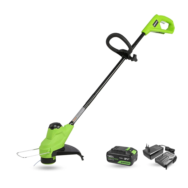 Greenworks 24V Grass Trimmer 10" Cordless TORQDRIVE String Trimmer With 4ah Battery And Charger Compact And Light Weight Tools_voghion.com