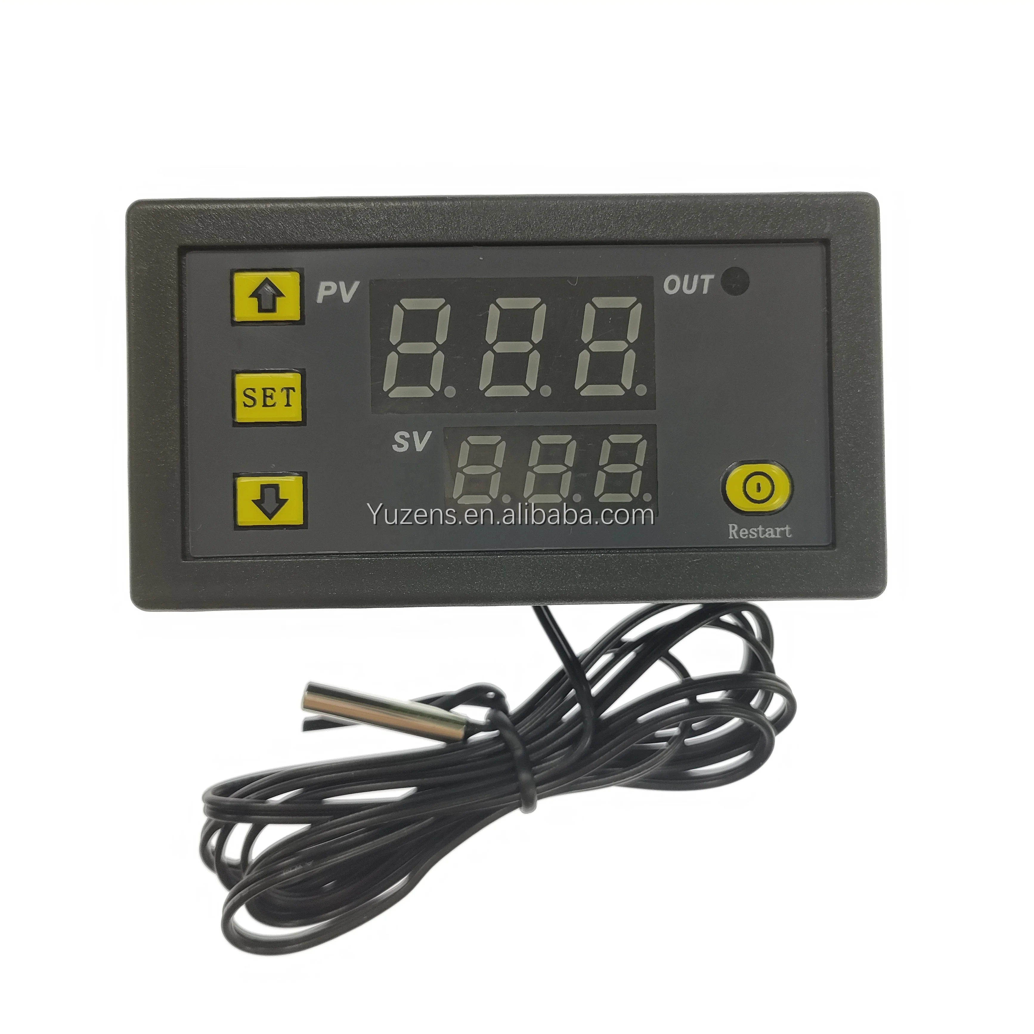 Microcomputer temperature shop controller