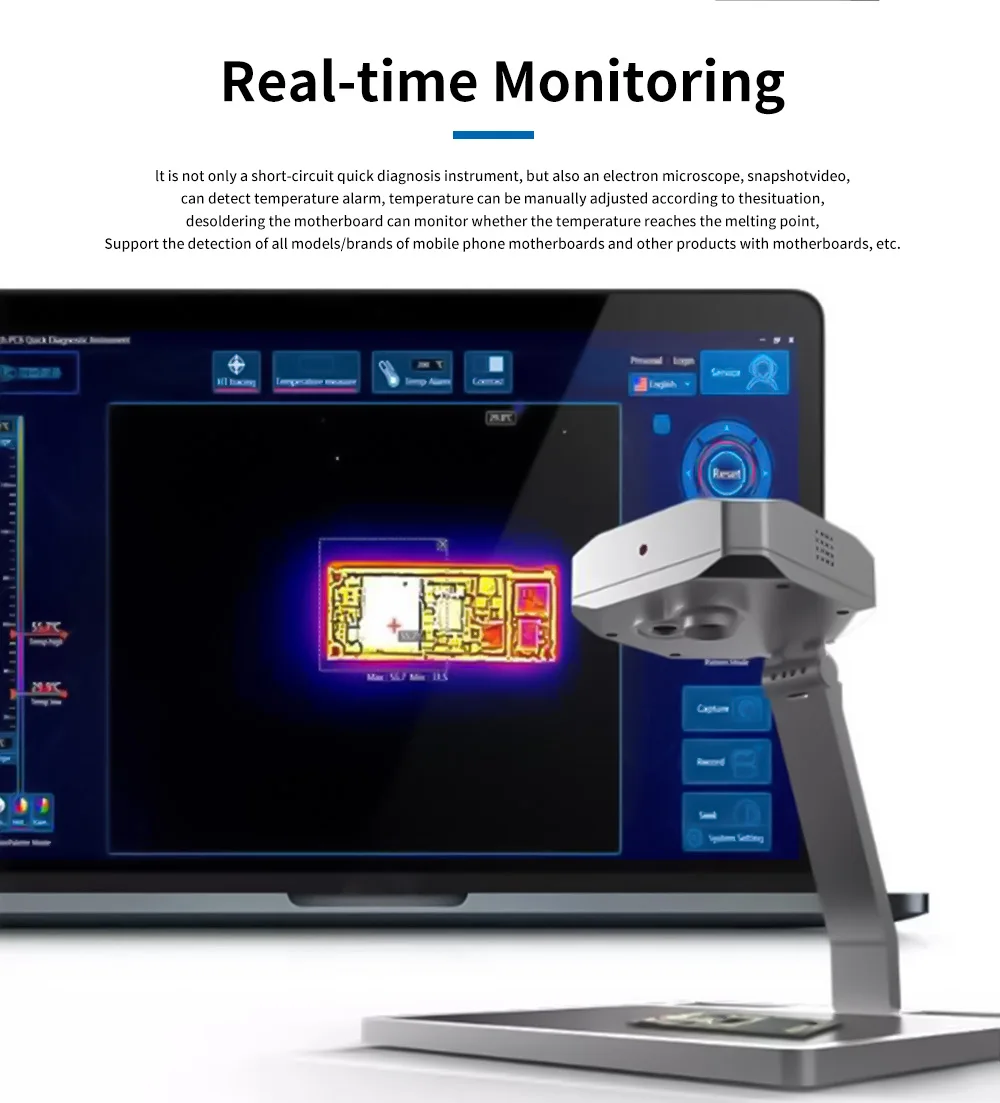 Irepair Rc10 Pcb Thermal Imaging Camera Fault Diagnostic Analyzer