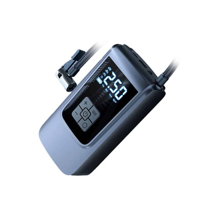 New Mini Portable Wireless Air Compressor Electric Car Tire Inflator Vehicle air Pump - view 6