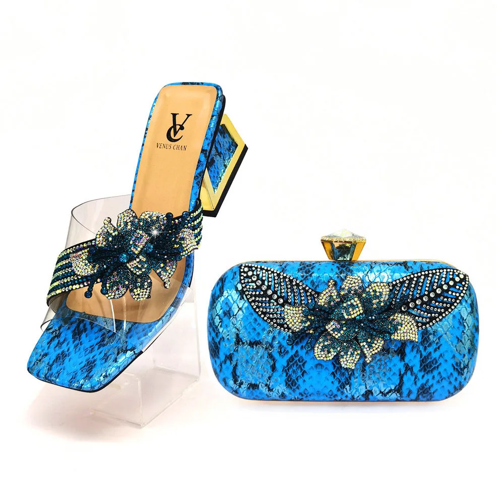 Italy Shoe And Bag Sets Ladies African Designer Shoes Bags Women's