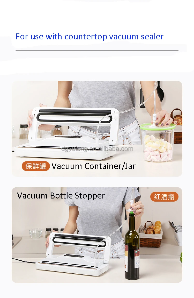 BPA Free Rectangular Plastic Vacuum Food Storage Containers with Pump ...