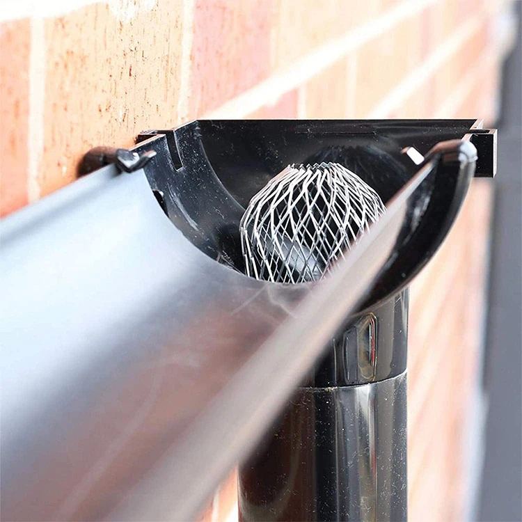 Cheap Iron Wire Mesh Down Pipe Gutter Supplies Drain Leaf Guard Covers Filter Strainer
