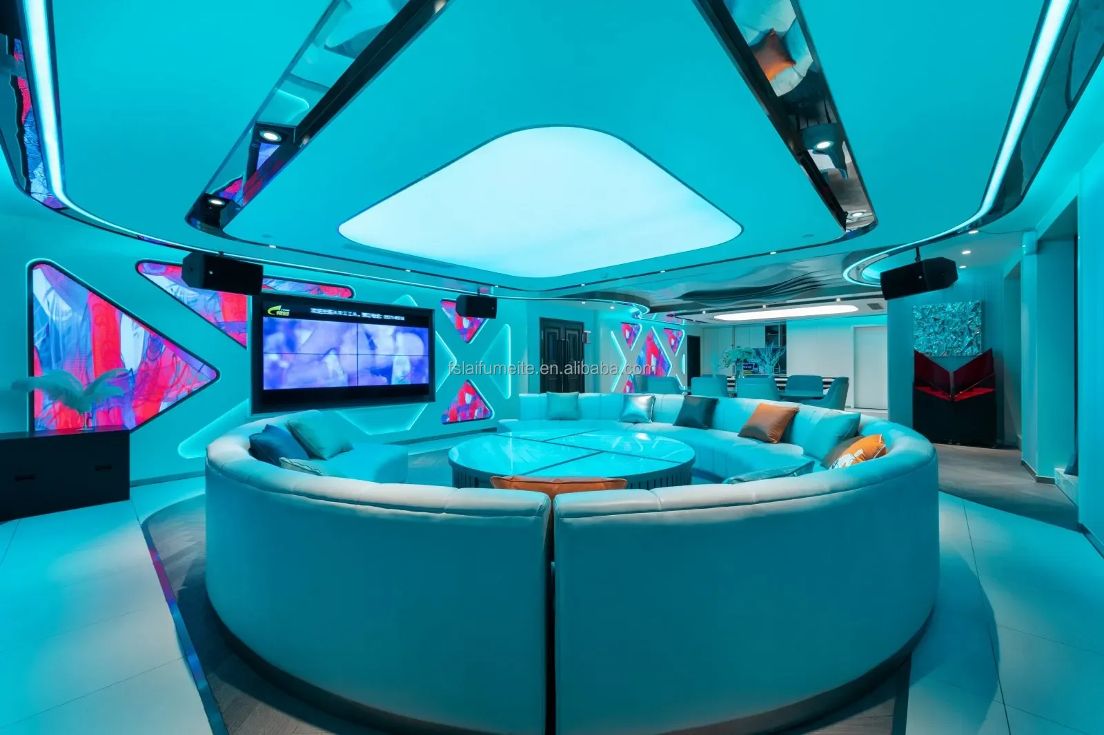 Custom Fashion Modern Night Club Interior Design Nightclub Booths KTV ...