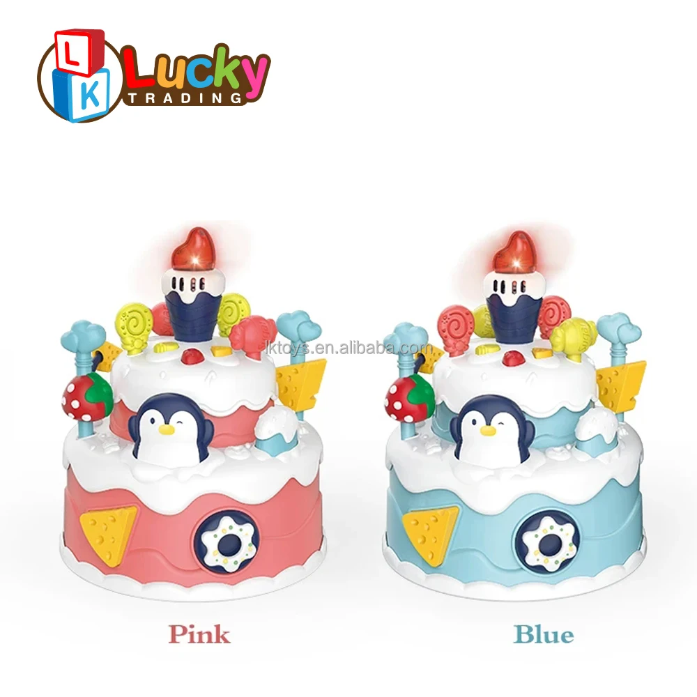 Plastic Birthday Party Afternoon Tea Set Toys Pretend Play Birthday
