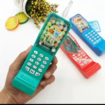 OEM New design kids cell phone toy mobile phone toys  with lights and music candy toys
