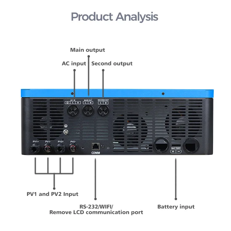OEM All in One Solar Charge Controller Mppt Offgrid Smart Regulator Voltronic Hybrid Inverter