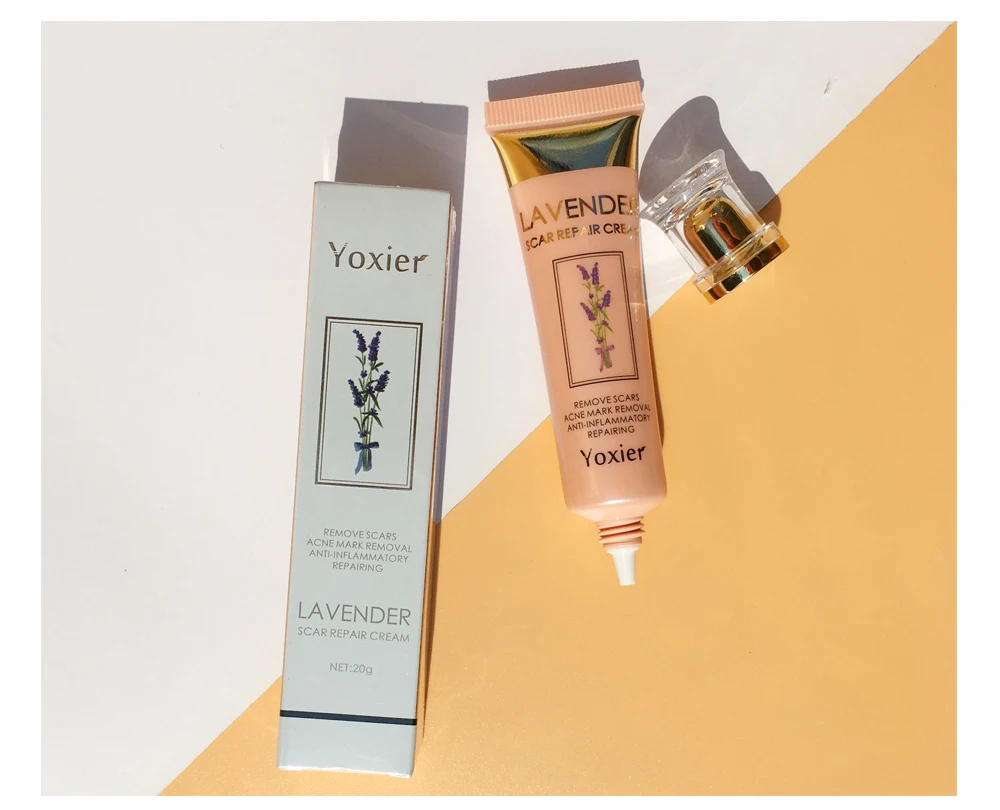 YOXIER Cosmetics Skin Care Moisturizing Oil Control Repair Smoothing Natural Lavender Face Cream