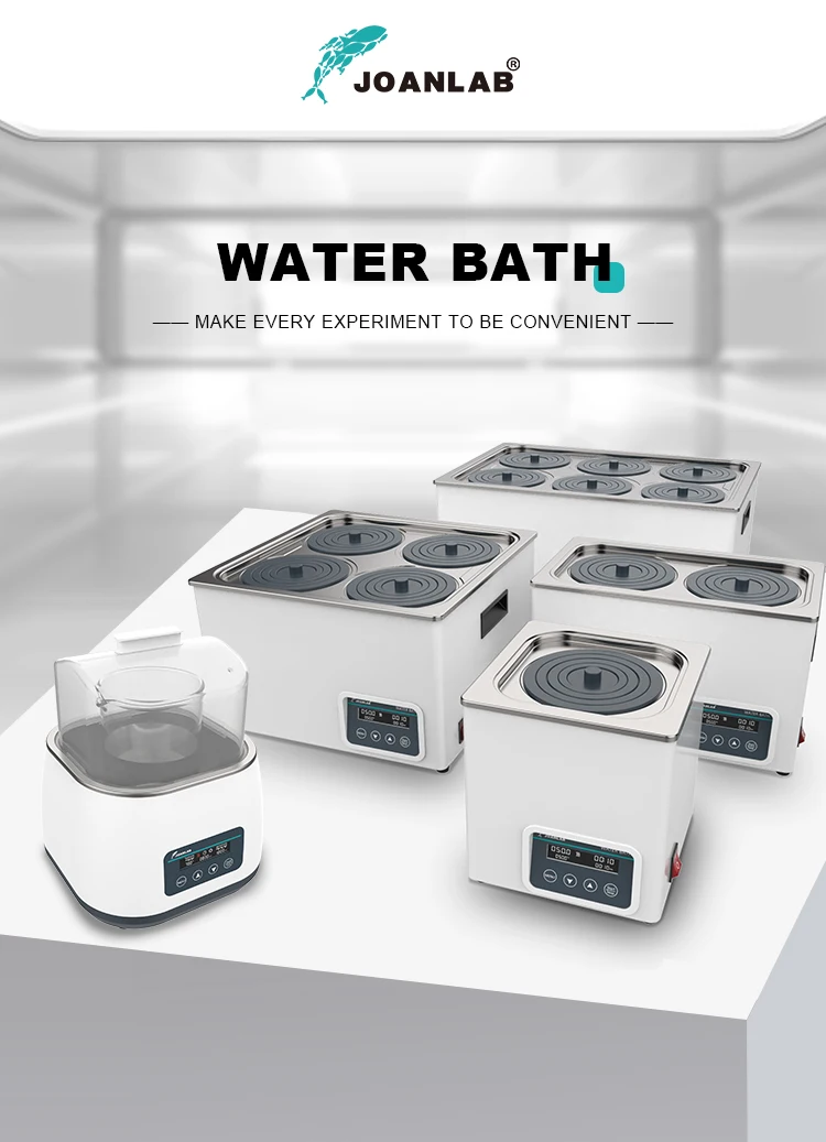 thumbnail interactive-video image 1 of JOANLAB Digital Thermostatic Water Bath - 3L Laboratory Water Bath With Timer 1 of 2