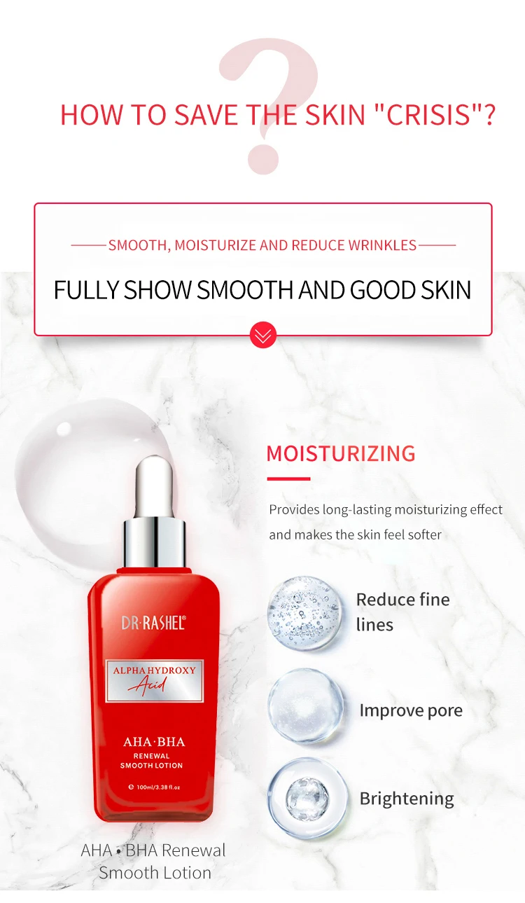 Popular DR RASHEL Skin Care Product AHA BHA Renewal Smooth Facial Lotion
