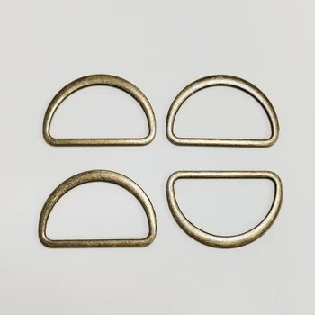 35mm Vintage Style High Quality Antique Brass Color D Rings for Women Handbag Fittings