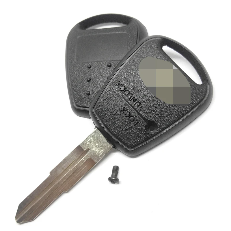 Replacement 1 Button Remote Key Case Shell Fob for H-yundai Getz Accent Verna Uncut HYN10 Key
