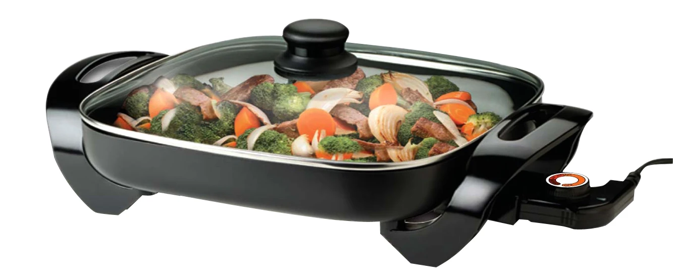 Electric Frying Pan 120v Nonstick Frying Pan Popular Die Cast Safety