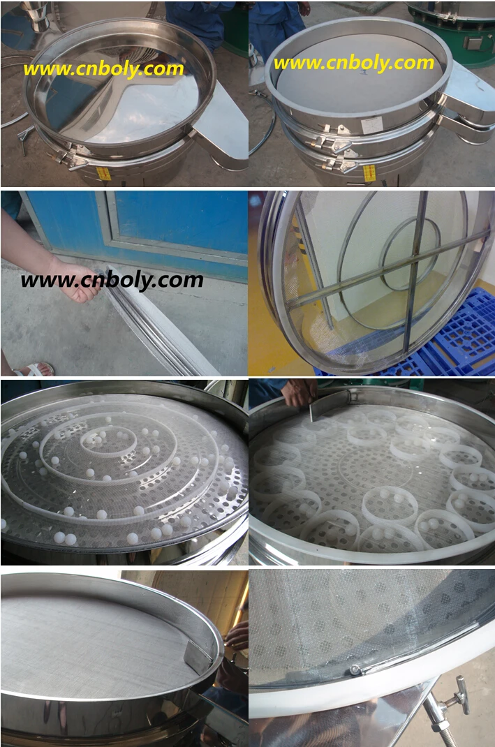 Flexible Structure Vibrating Sifter for Food Processing