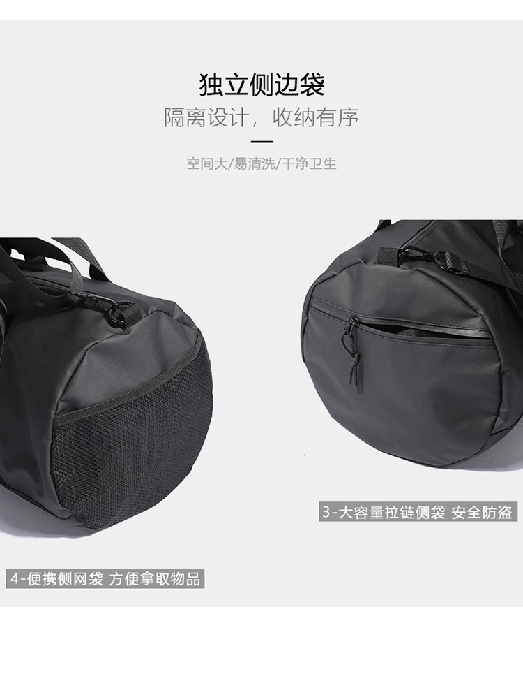 Custom logo sports gym travel duffel sling shoulder bag high quality waterproof men women travel bags luggage