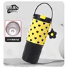 Cuore d'amore giallo da 750 ml (con petali)