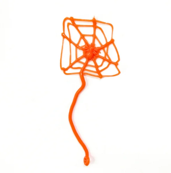 TPR Soft Material with Circular Hand Spider Web Sticky Elastic Stretchable Toy Halloween Toys