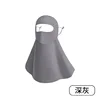 Masque hydratant intégral avec front en gris foncé.
