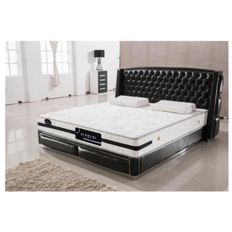wholesale  price memory foam mattress in a box luxury latex foam mattress size double bed spring mattress