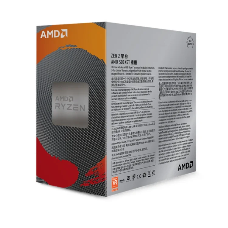 Amd New Cpu R5 5000 R5 5500 Box 3.6ghz Six-core Six Thread Desktop Cpu ...