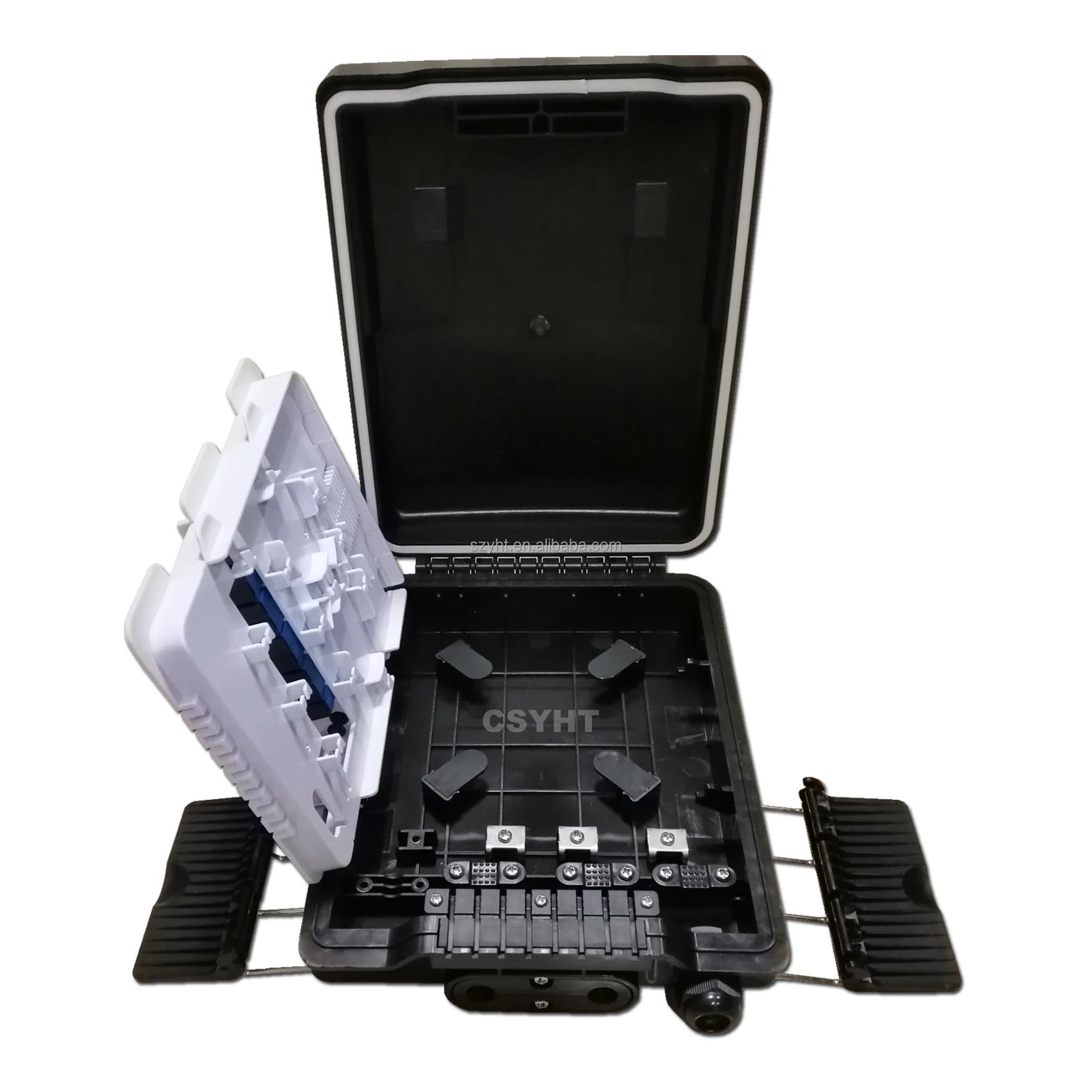 CTO cajas 1x8 NAP ftth terminal box ODB 8 core Outdoor Optical Distribution Box IP65 Black Fiber Nap Box Fiber Home