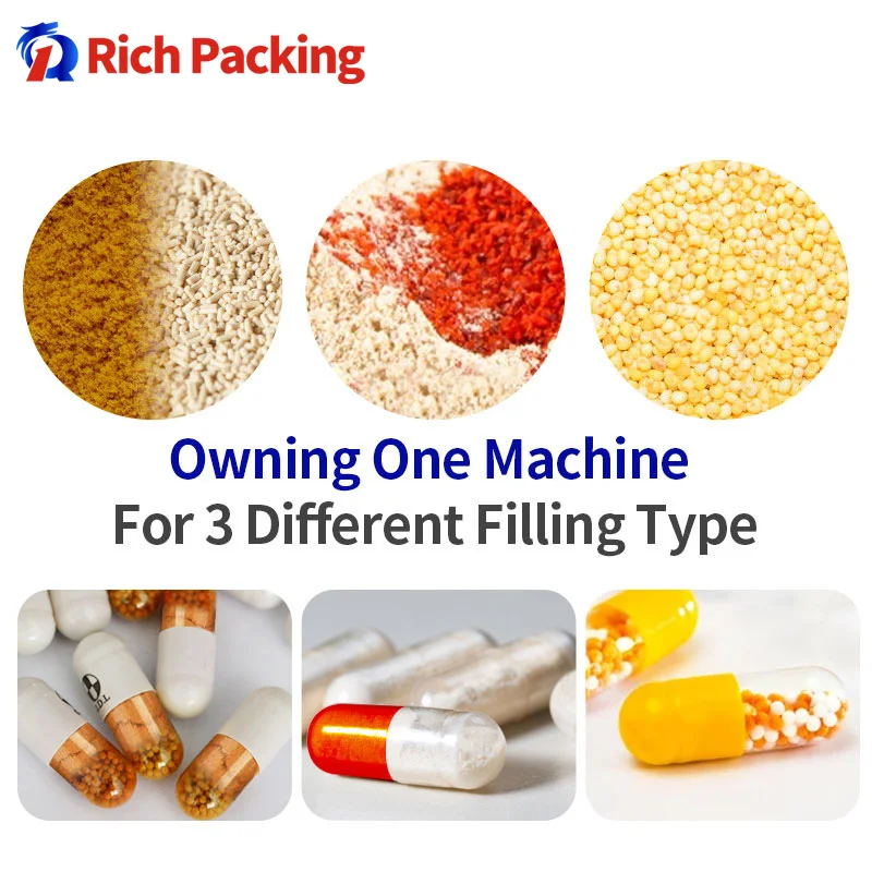15 Min Change Mould NJP1500D Professional Capsule Filling Machine For Making Medicine Capsules